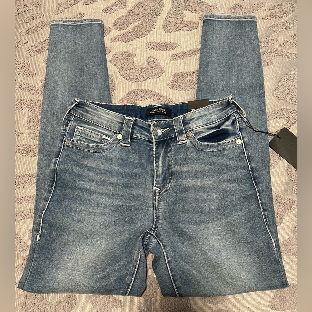 True Religion Jennie Curvy Super Skinny Jeans Size 27